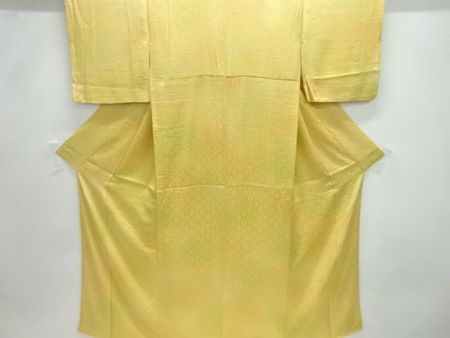 JAPANESE KIMONO / TSUKESAGE IROMUJI / WOVEN SEIGAIHA